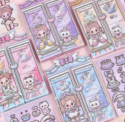 Miss Meow Dress Up Stage DIY Sticker